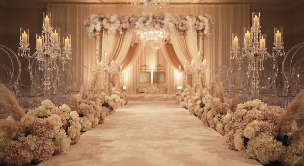 Nikah Backdrop & Ceremony Styling